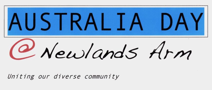 Australia Day @ Newlands Arm 2020
