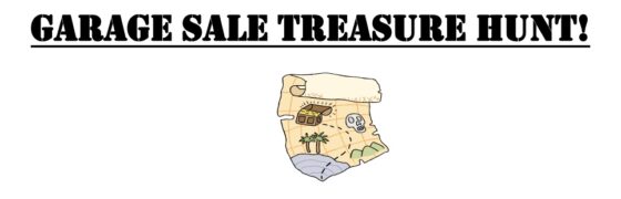 Garage Sale Treasure Hunt 2020